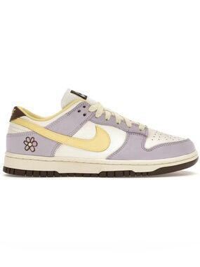 New Nike Dunk Low “Daisy” multi coloured yellow/purple trainers | Size 6